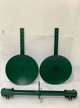 Окучник дисковий на полуосі з подвійною зчепкою