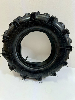 Шина з камерою 4.00-10 - ідеально підходить для всіх марок мотоблоків та мінікультиваторів.