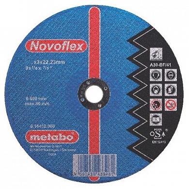 Отрезной круг Metabo Novoflex A 30, 230 мм вогнутный